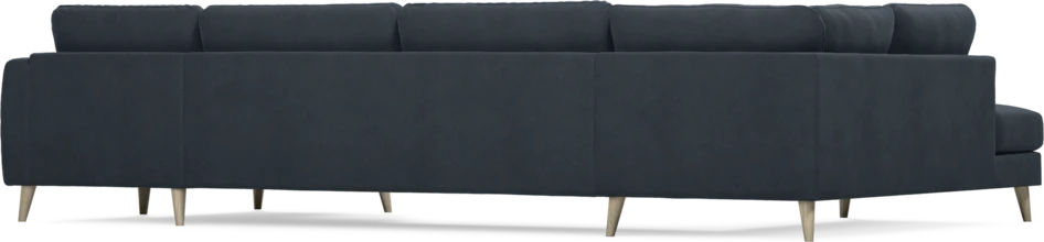Bridge - 3-sits soffa med divan vänster och schäslong höger - Blå