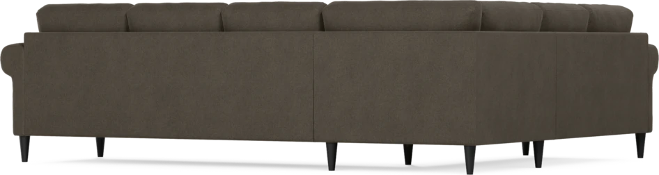 Eden - Hörnsoffa, 2+3-sits - Brun