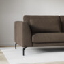 Willow - 3-sits soffa, hel dyna, fast klädsel - Brun