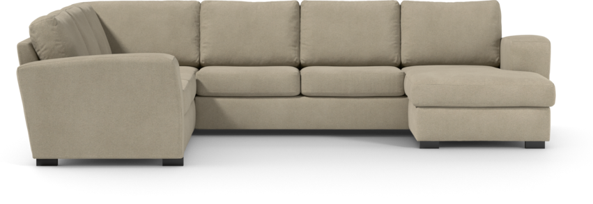 Friday - Hörnsoffa, 2+3-sits med schäslong höger - Beige