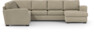 Friday - Hörnsoffa, 2+3-sits med schäslong höger - Beige