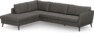 County - 2,5-sits soffa med divan vänster - Brun