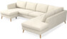 County - 3-sits soffa med schäslong vänster och divan höger - Vit