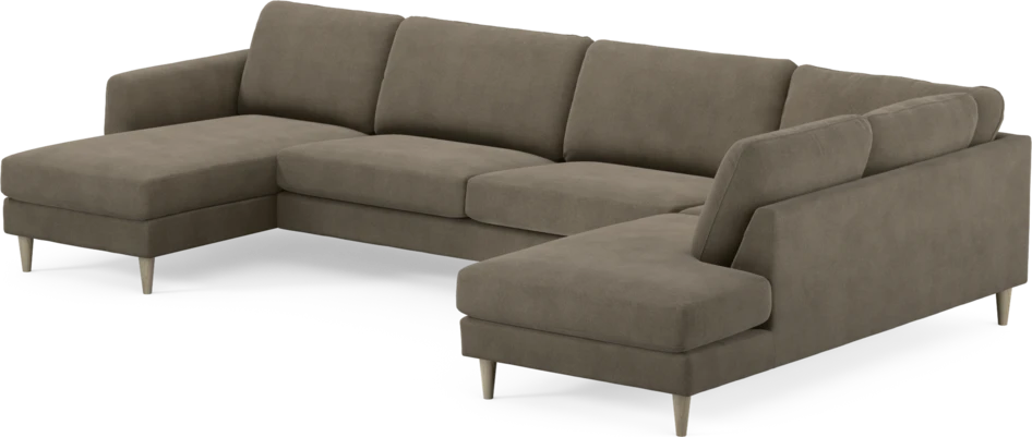 Bridge - 3-sits soffa med schäslong vänster och divan höger - Beige