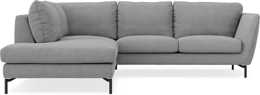 Madison - 2-sits soffa med divan vänster - Grå