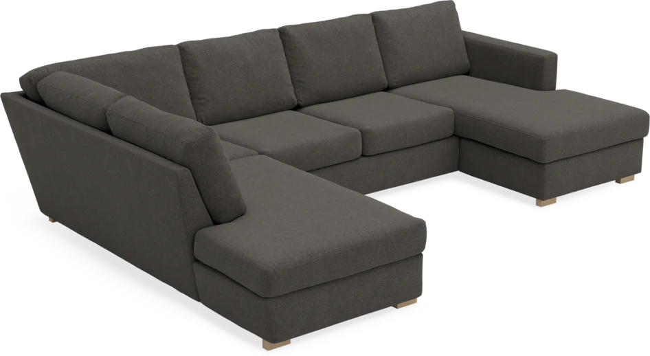 Friday - 3-sits soffa med divan vänster och schäslong höger - Grå