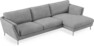Madison Lux - 3-sits soffa med schäslong höger - Vit