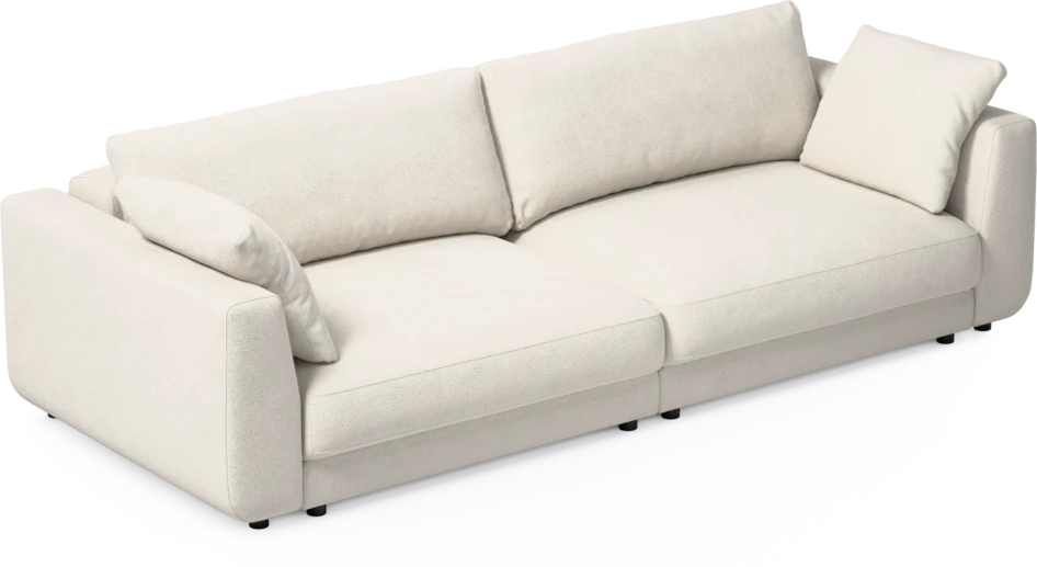 Amie - Bäddsoffa 4-sits - Vit