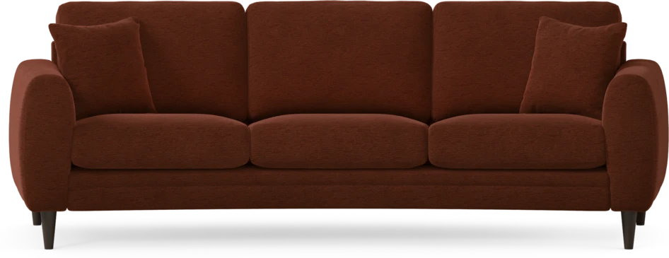 Eden - 3-sits soffa svängd - Orange