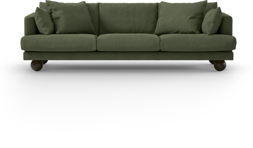 Harper - 4-sits soffa - Grön