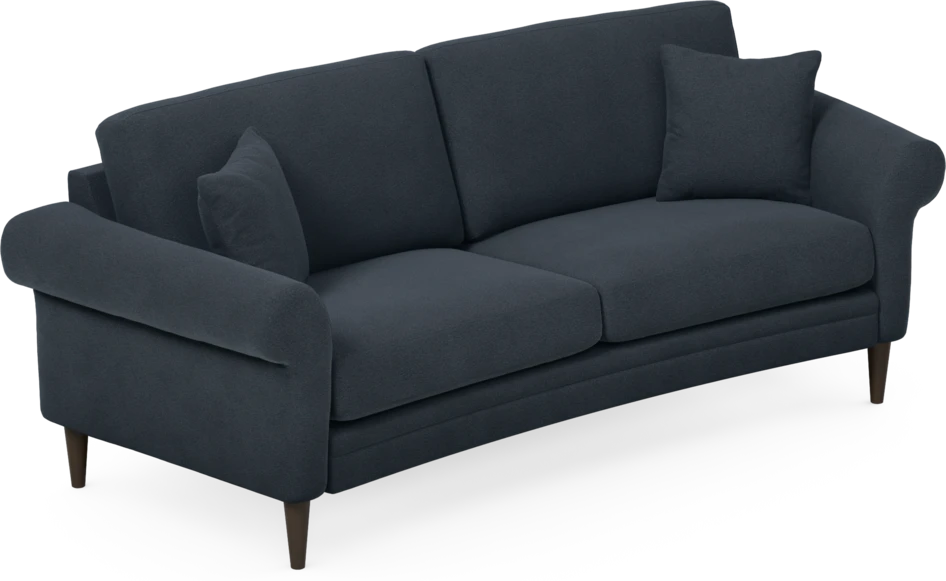 Eden - 2,5-sits soffa svängd - Blå