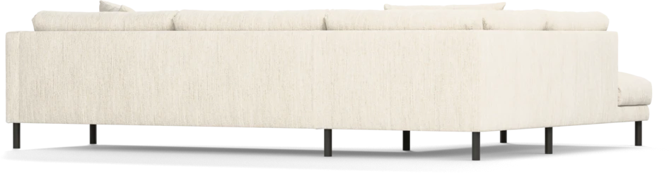 Harper - 3-sits soffa med divan vänster - Vit