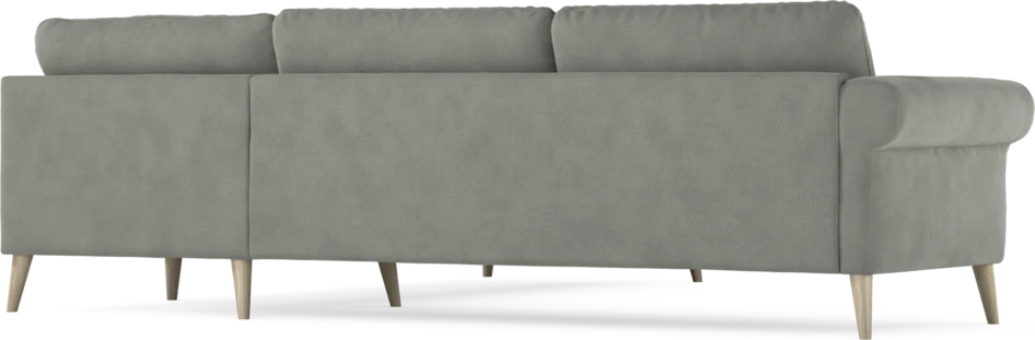 Bridge - Hörnsoffa, 3+3-sits - Grå