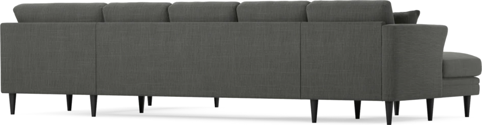 Eden - 3-sits soffa med schäslong vänster och divan höger - Grå