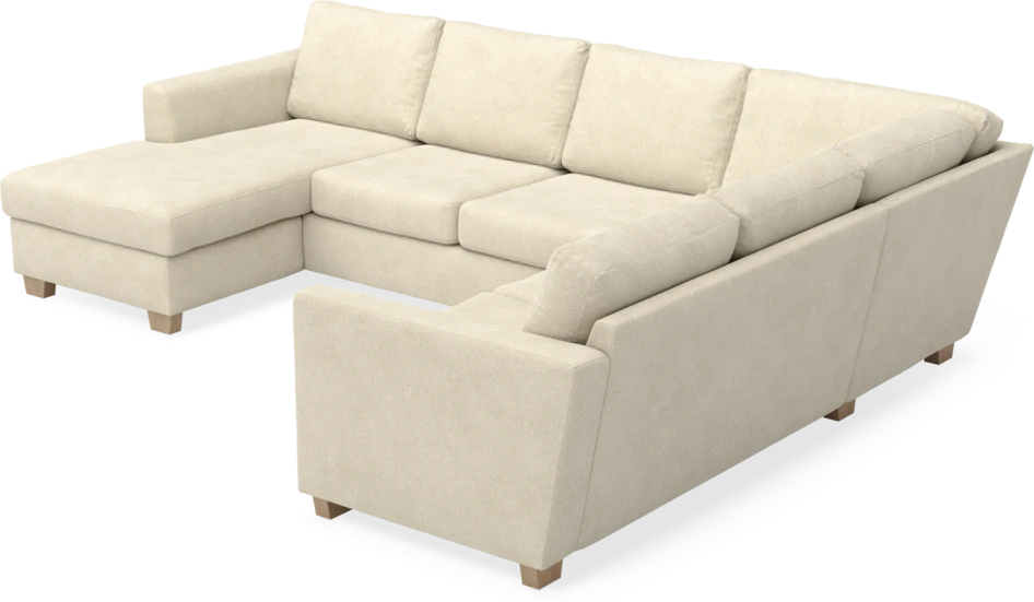 Friday - Hörnsoffa, 3+2-sits med schäslong vänster - Beige