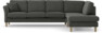 Eden - 3-sits soffa med divan - Grå