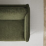 Madison Lux - 2-sits soffa med schäslong vänster - Grön