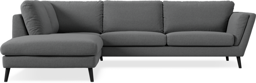 Madison - 3-sits soffa med divan vänster - Grå