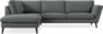 Madison - 3-sits soffa med divan vänster - Grå