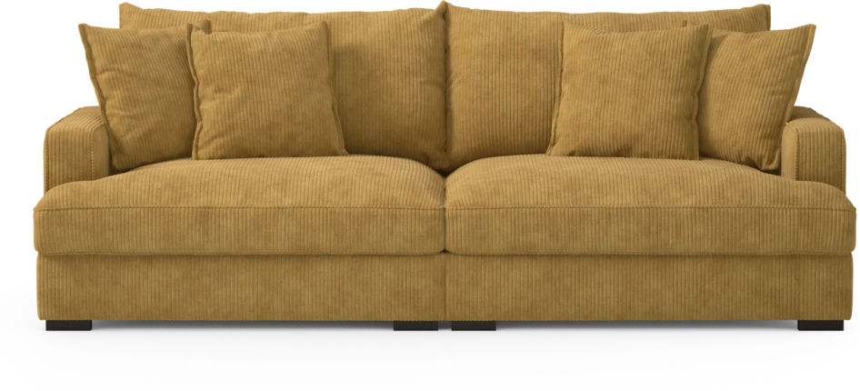 Rossi - 3-sits soffa - Gul