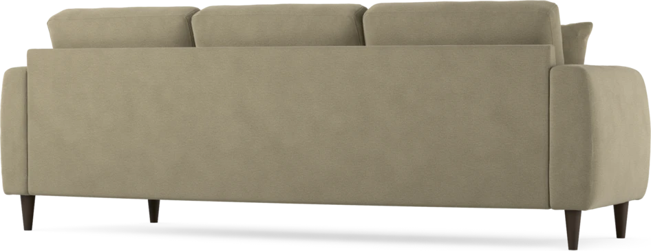 Eden - 3-sits soffa svängd - Beige