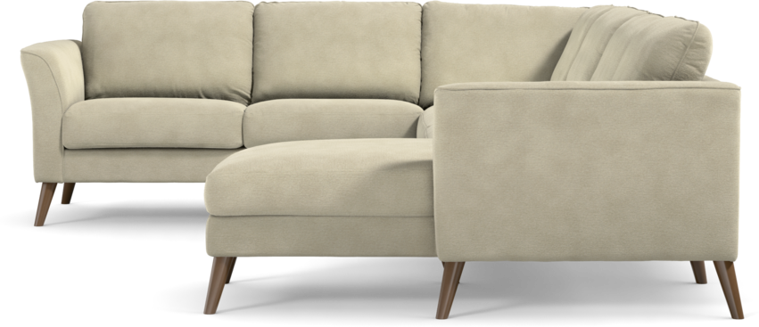 Bridge - Hörnsoffa, 2+3-sits med schäslong höger - Beige