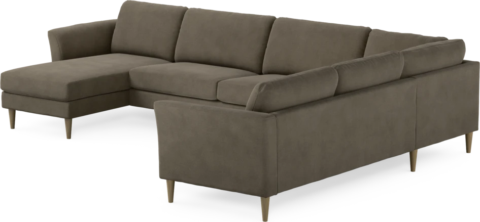 Bridge - Hörnsoffa, 3+2-sits med schäslong vänster - Beige