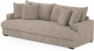 Mila - 4-sits soffa, hel dyna - Beige