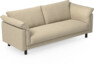 Cherrie - 3-sits soffa, hel dyna, fast klädsel - Beige