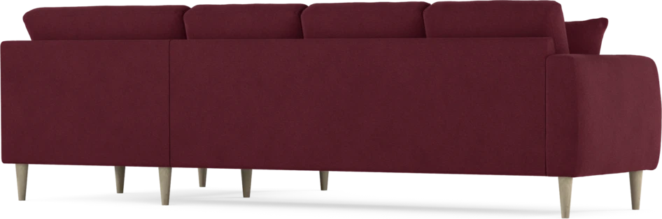 Eden - Hörnsoffa, 3+1-sits - Röd