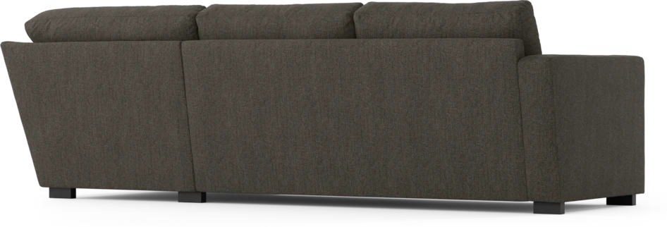 Friday - 2,5-sits soffa med divan höger - Brun