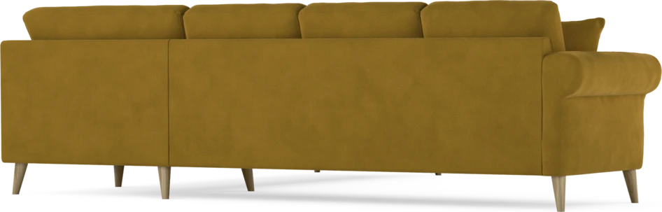 Eden - Hörnsoffa, 3+3-sits - Gul