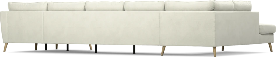 County - 4-sits soffa med divan vänster och schäslong höger - Vit