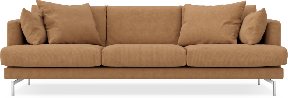 Harper - 4-sits soffa - Gul
