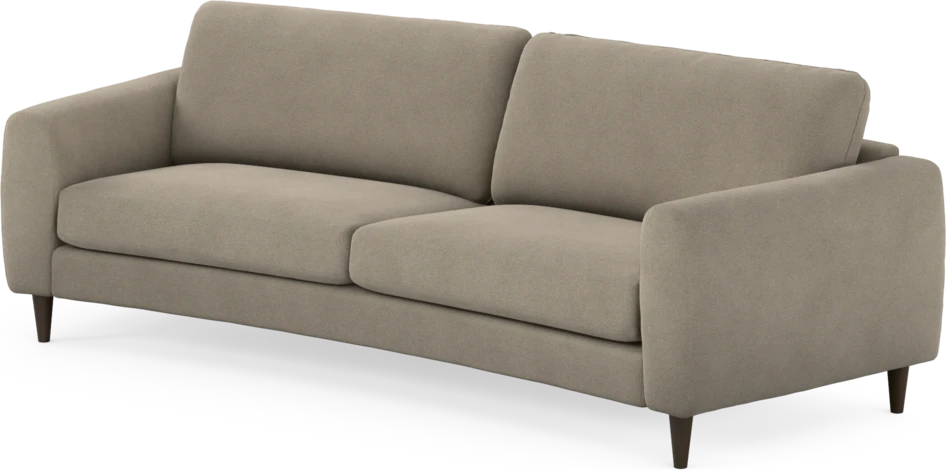 Bridge - 3-sits soffa svängd - Beige