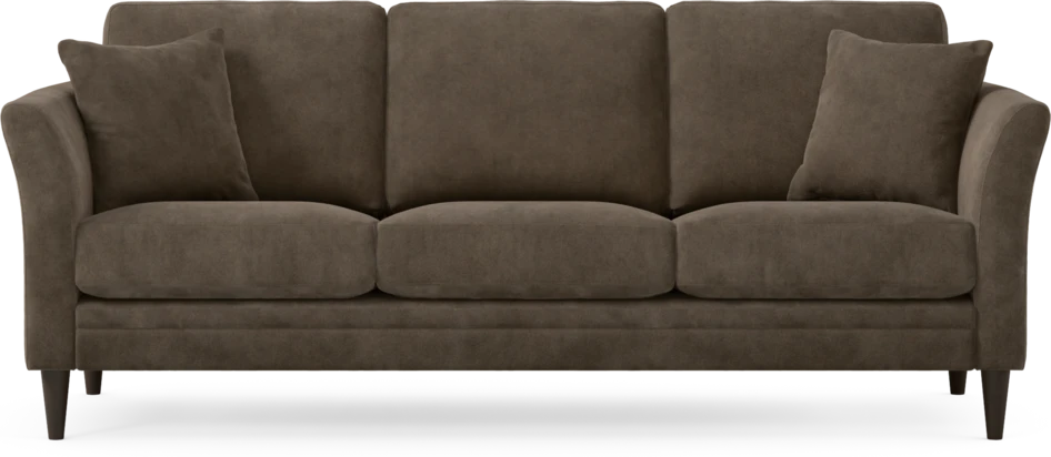 Eden - 3-sits soffa - Brun