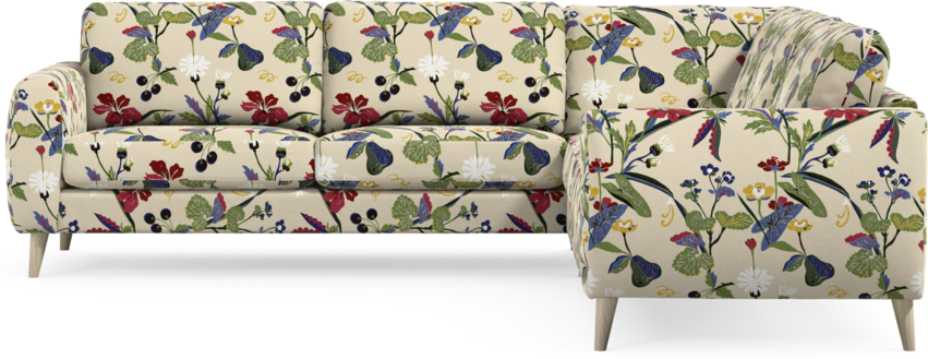 Bridge - Hörnsoffa, 2+2-sits - Flerfärgad