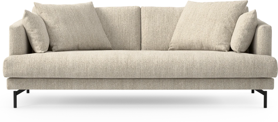 Harper - 3-sits soffa, hel dyna - Beige