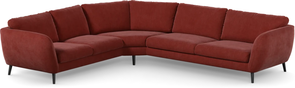 Madison Lux - Hörnsoffa 2+3-sits, hörn 2 - Rosa