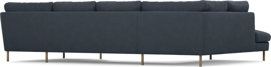 Madison - 2-sits soffa med divan vänster och schäslong höger - Blå