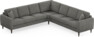 Eden - Hörnsoffa, 3+3-sits - Grå