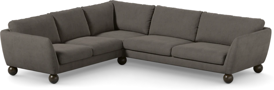 Madison Lux - Hörnsoffa 2+3-sits, hörn 1 - Brun