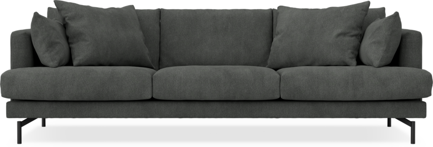 Harper - 4-sits soffa - Grå