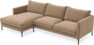 Impression Delux - 3-sits soffa med schäslong vänster - Beige