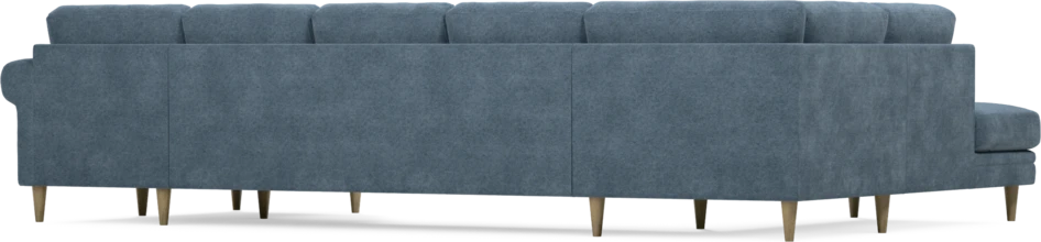 Eden - 3-sits soffa med divan vänster och schäslong höger - Blå