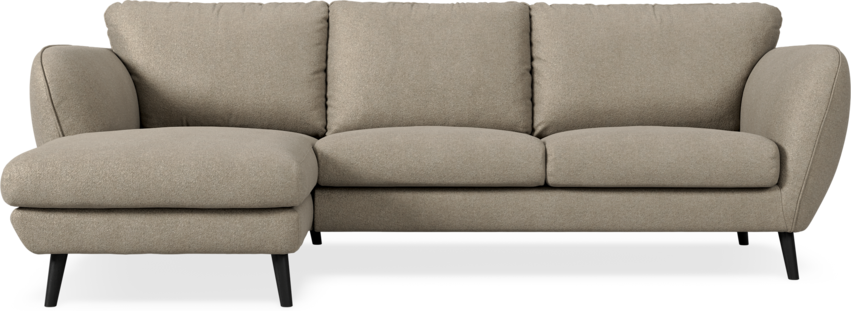 Madison Lux - 2-sits soffa med schäslong vänster - Beige