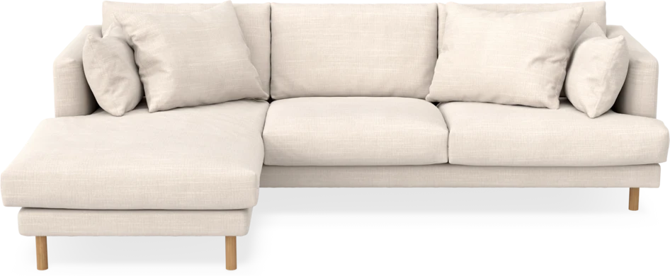 Harper - 4-sits med schäslong vänster - Beige