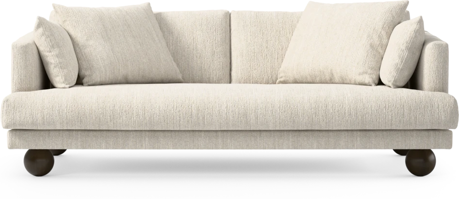 Harper - 3-sits soffa, hel dyna - Vit