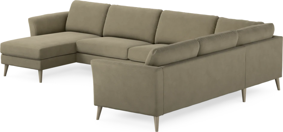 Bridge - Hörnsoffa, 3+2-sits med schäslong vänster - Beige