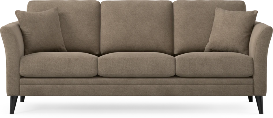 Eden - 3-sits soffa - Brun